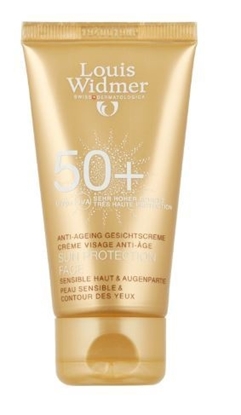 LOUIS WIDMER SUN PROTECTION FACE SPF50ONGEPARFUMEERD 50 ML